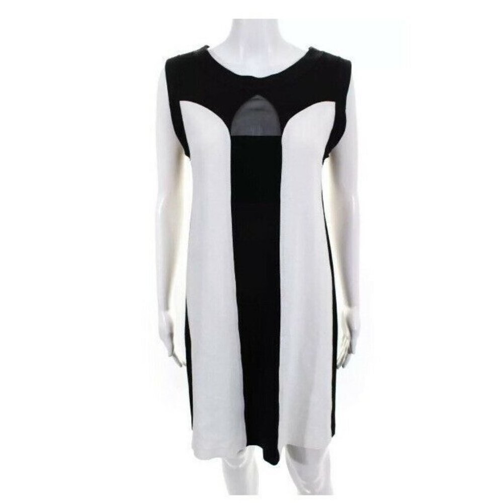 Yoana Baraschi Colorblock Black White Dress​​​